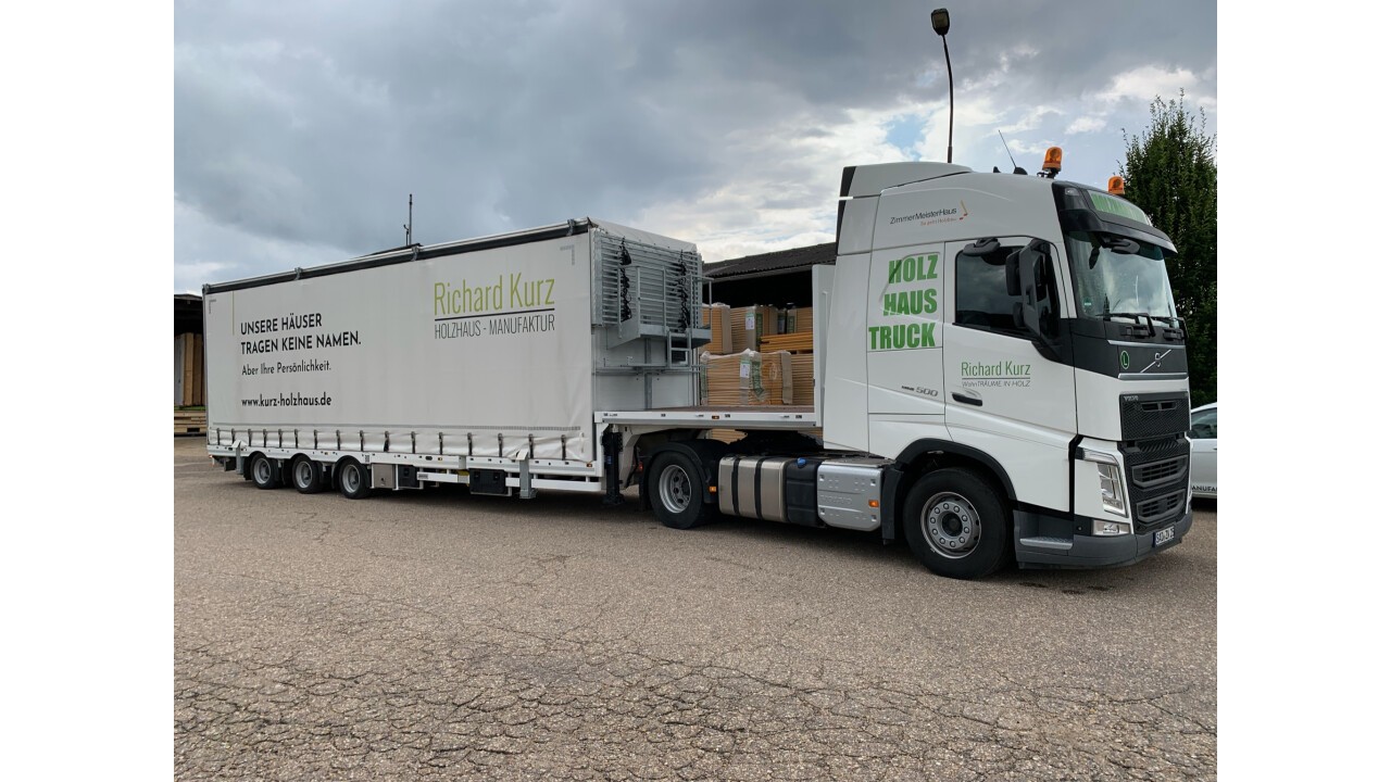Telesattelanhänger X-SW340 - Das Flaggschiff im modernen Bauholztransport – der modular erweiterbare X-SW340 Telesattelanhänger.