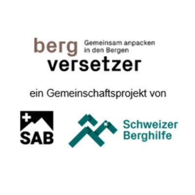 Logo bergversetzer - Gemeinsam anpacken in den Bergen
