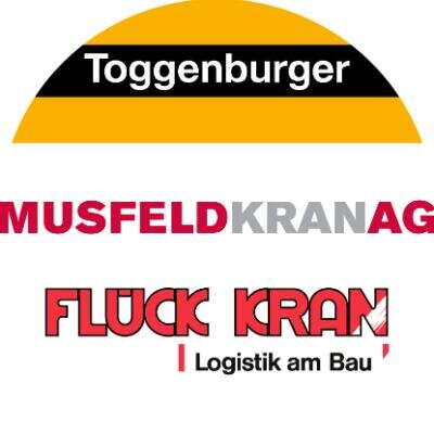 Logo Toggenburger + Co AG, Musfeld Kran AG, Flück AG